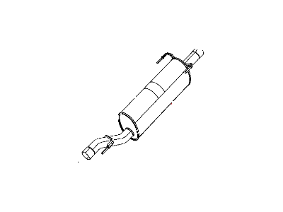 Mopar 52121372AE Exhaust Muffler