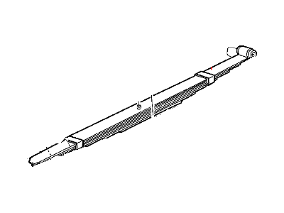 Mopar 52106152AF Rear Leaf Spring