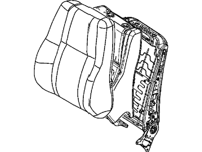 Mopar 4610316AF Frame St-Front Seat Back