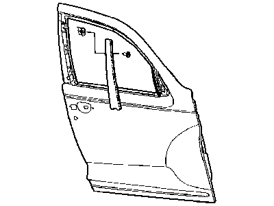 Mopar 5288837AG Molding-B Pillar