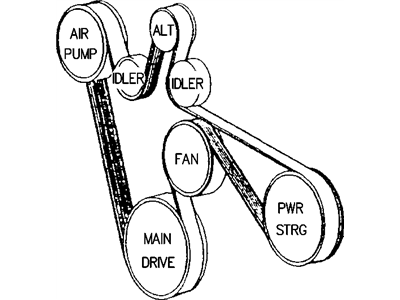 Mopar 53010308 Belt-Accessory Drive