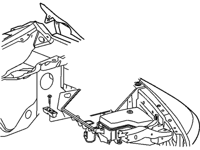 Mopar 55276348AA Battery Hold Down