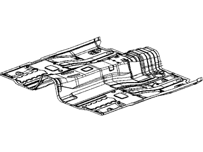 Mopar 5183908AA Pan-Front Floor