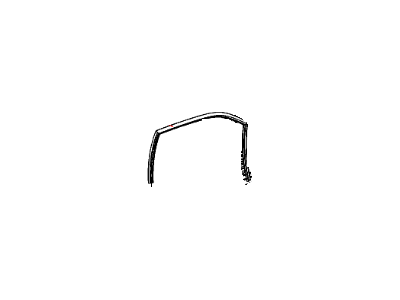 Mopar 68039966AB WEATHERSTRIP-Front Door Glass