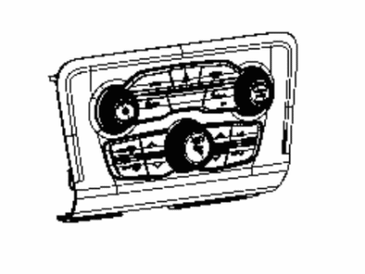 Mopar 68293621AD Center Stack Controls