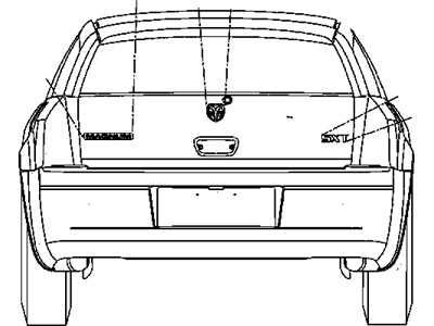 Mopar 5029893AA Nameplate