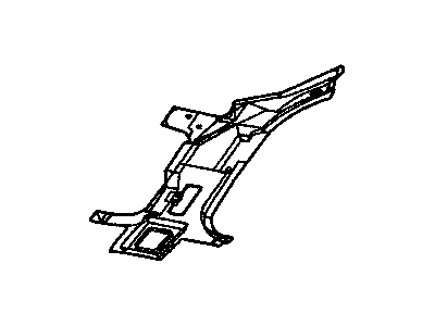 Mopar 5096692AA Pillar-Hinge Inner