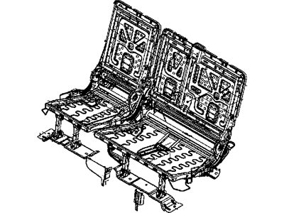 Mopar 4610250AD Frame-Seat