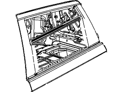 Mopar 5076872AB WEATHERSTRIP-Rear Door Flush Glass