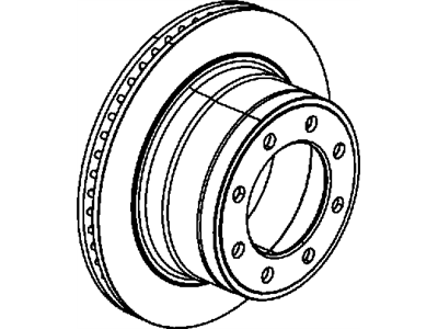 Mopar 2AMV2184AA Rear Brake Rotor