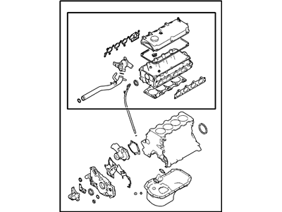 Mopar MD974892 Gasket Pkg-Engine Overhaul