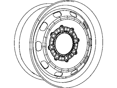 Mopar 5GY15S4AAB Replacement Rim