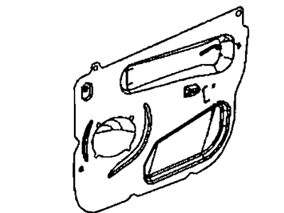 Mopar 55394026AK Shield-Front Door