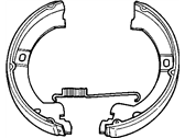 OEM 2000 Chrysler Town & Country Parking Brake Shoe And Lining - 4882576
