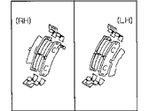 OEM 1997 Chrysler Sebring Pad Kit - MR205144