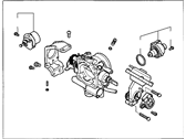 OEM 2002 Chrysler Sebring Fuel Injection Throttle Body - MD357272