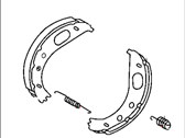 OEM Dodge Sprinter 3500 Parking Brake Shoe And Lining - 5103793AA