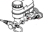 OEM 1997 Dodge Neon Clutch Master Cylinder - 4509681