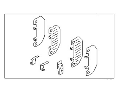 Nissan 41080-40P26 Hardware Kit Br