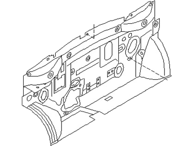 Nissan 67900-1B000 Insulator-Dash, Center