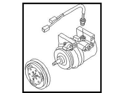 Nissan 92600-1E413 Compressor - Cooler