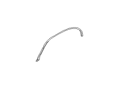 Nissan 76842-2Y010 Weatherstrip-Roof Drip, RH