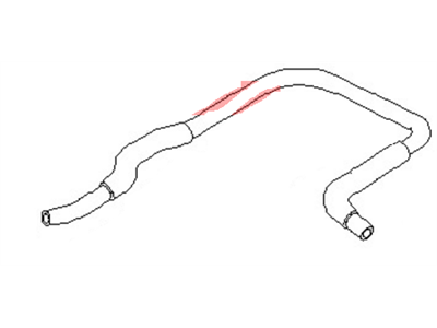 Nissan 21356-40P20 Hose Assembly-Oil Cooler, Inlet