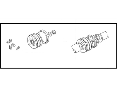 Nissan 37000-0W001 Shaft Assembly PROPELLER