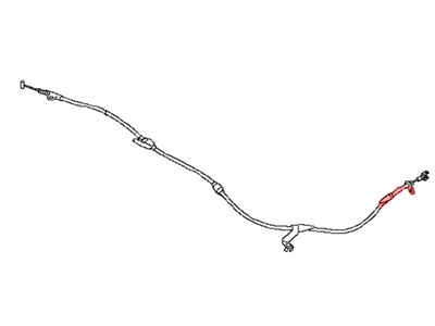 Nissan 36530-JF00A Cable Assy-Parking, Rear RH