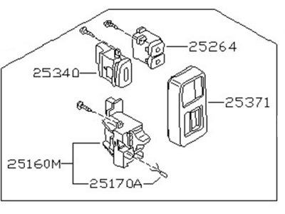 Nissan 25160-04Y00 Switch Assy-Lighting