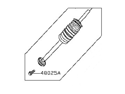 Nissan 48080-EA000 Joint Assembly-Steering, Lower