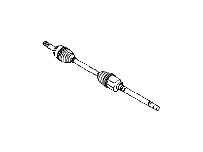 Nissan 39100-64Y10 Shaft Assy-Front Drive, RH