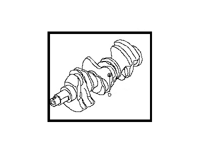 Infiniti 12200-JK21A CRANKSHAFT Assembly