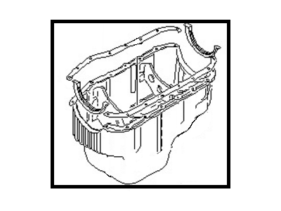 Nissan 11132-01M25 Gasket Set-Oil Pan