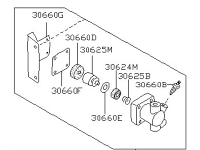 Nissan 30660-01G0A Damper-Clutch