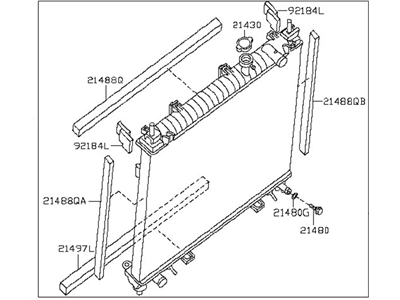 Nissan 21460-EA215 Radiator Assy