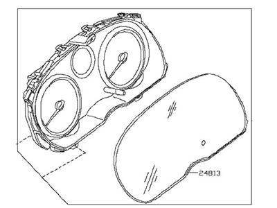Nissan 24810-ET00C Speedometer Instrument Cluster