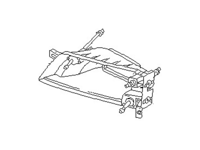 Nissan 26075-40U00 Headlamp Housing Assembly, Driver Side