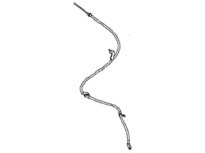 Nissan 36531-1KD0A Cable Assembly-Parking Rear LH