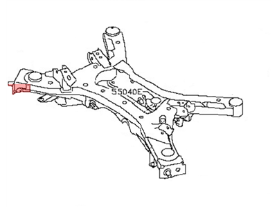 Nissan 55400-3JA0E Member Complete - Rear Suspension