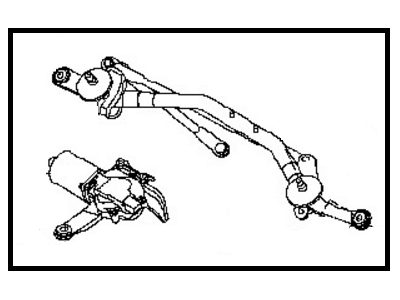 Nissan 28800-1AA0A Drive Assy-Windshield Wiper