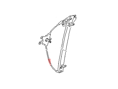 Nissan 80700-54E12 Regulator Door Window Rh