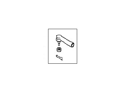 Nissan 48520-CB025 Socket Kit-Tie Rod, Outer