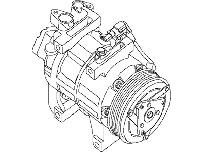 Nissan 92600-06F05 Compressor W/CLUTCH