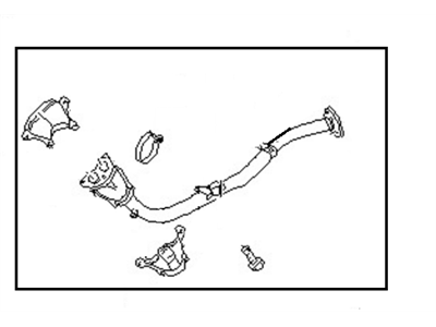 Nissan 20020-3B010 Exhaust Tube Assembly, Front