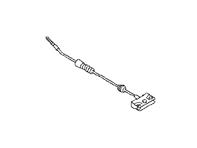 Nissan 36402-CD00A Cable Assy-Parking Brake, Front