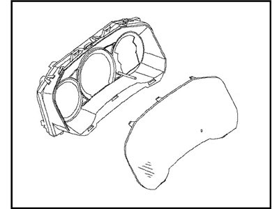 Nissan 24810-JA07B Speedometer Instrument Cluster