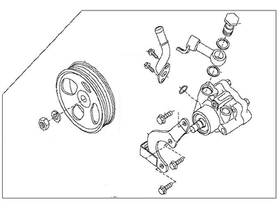 Infiniti 49110-7S000 Power Steering Pump Assembly