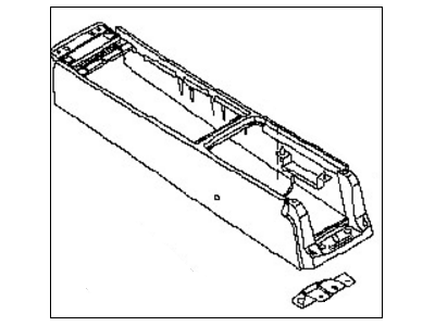 Nissan 96911-EL00A Body-Console