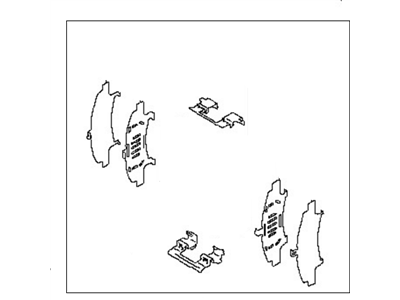 Nissan D1080-JE00A Hardware Kit Front